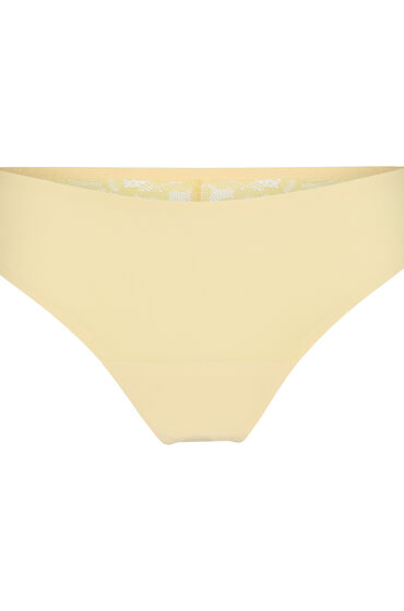 Hunkemöller Stringtrosa Invisible Lace Back Gul