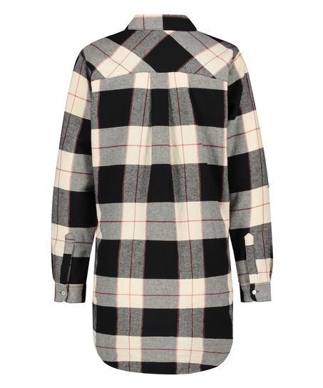 Långärmad nattskjorta, Svart