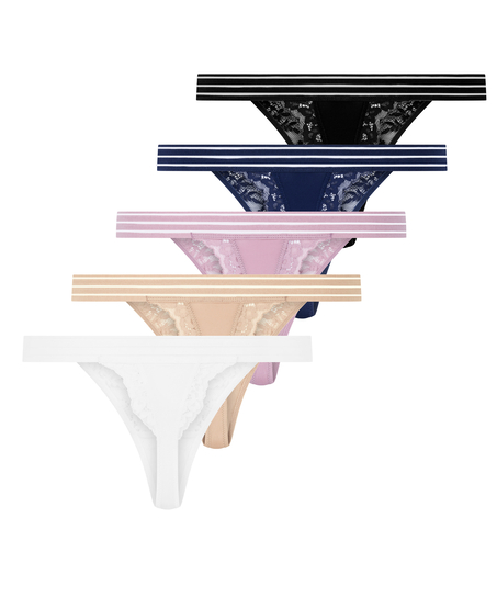 5-pack stringtrosa Sully, blå