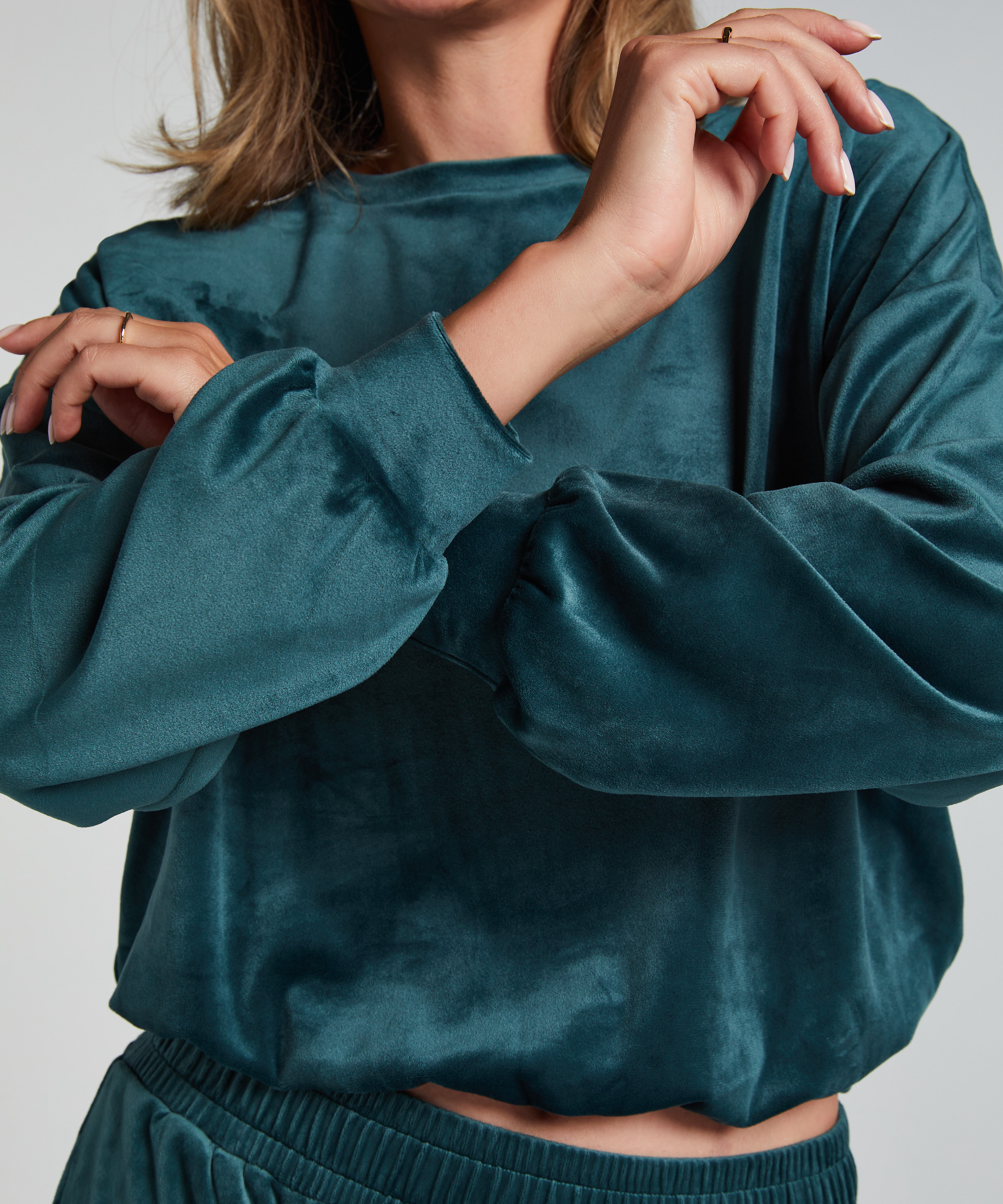 Velourtopp, Grön, main