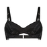 Formpressad longline-bh med bygel Donna Sparkle, Svart