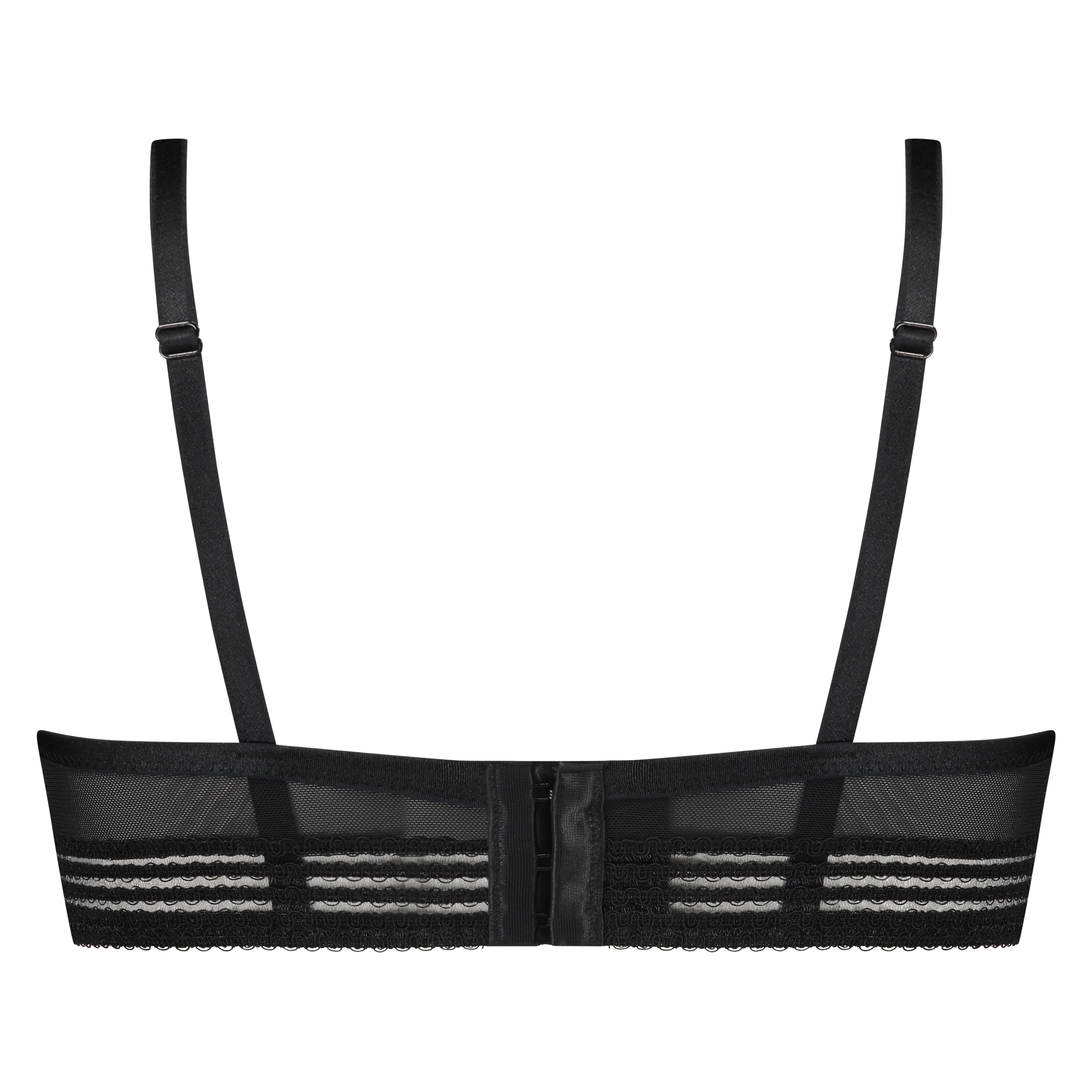 Icke-formpressad bygel-bh Eden, Svart, main