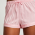 Satin pyjamasshorts, Rosa