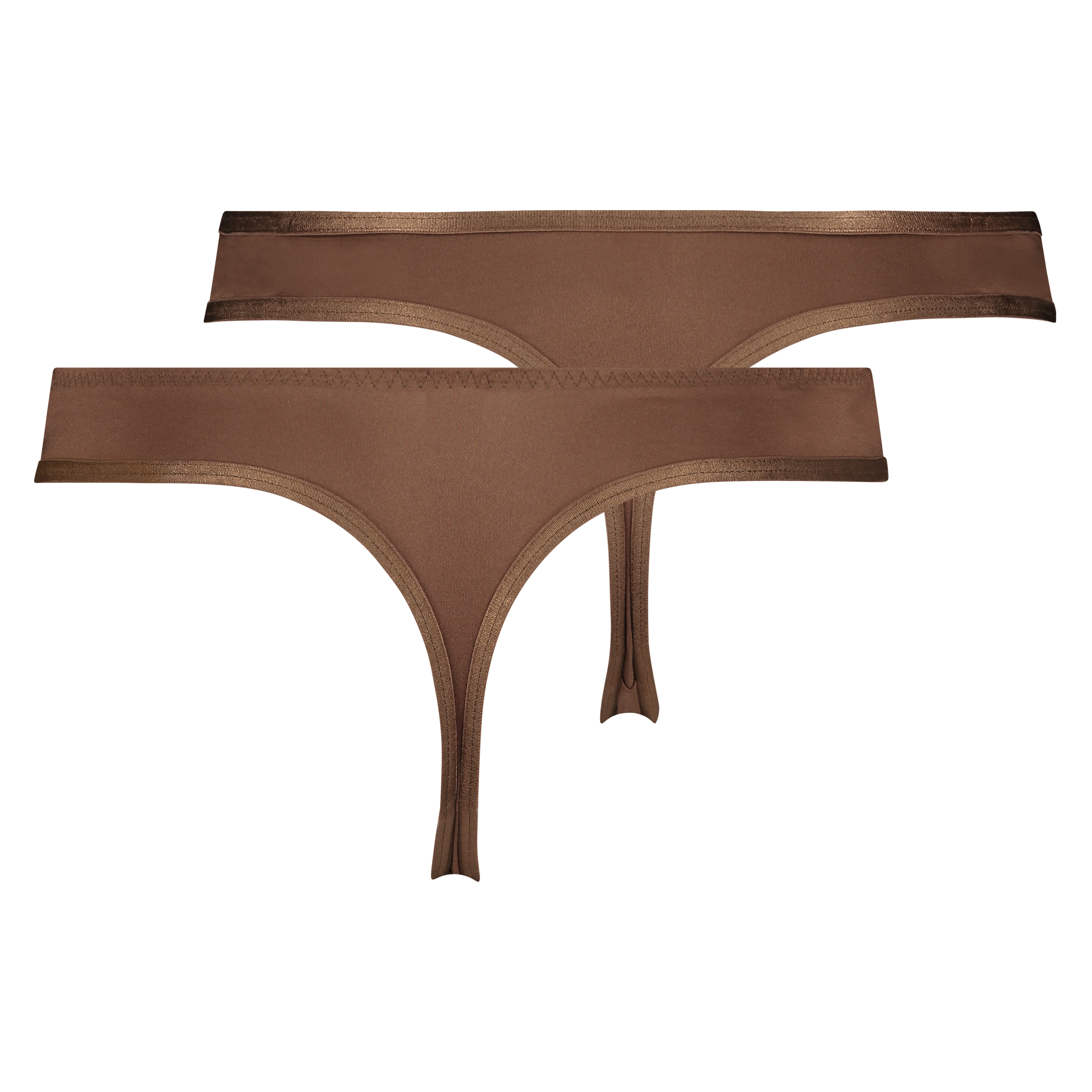 2-pack stringtrosor Angie, Brun, main