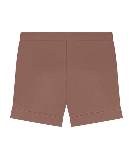 Shorts i jersey Essential, Brun