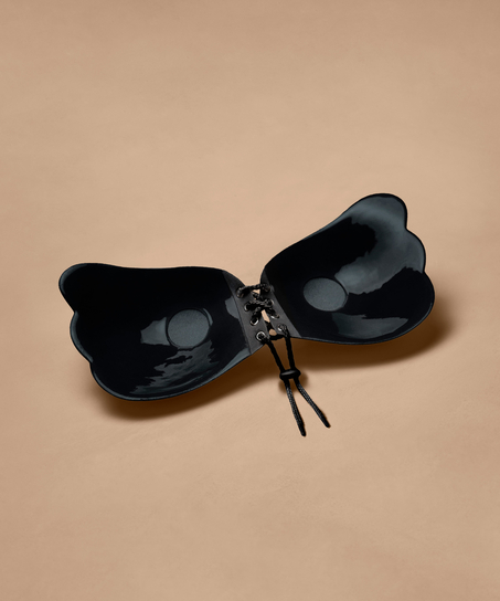 Push-up-bh med vingdesign, Svart