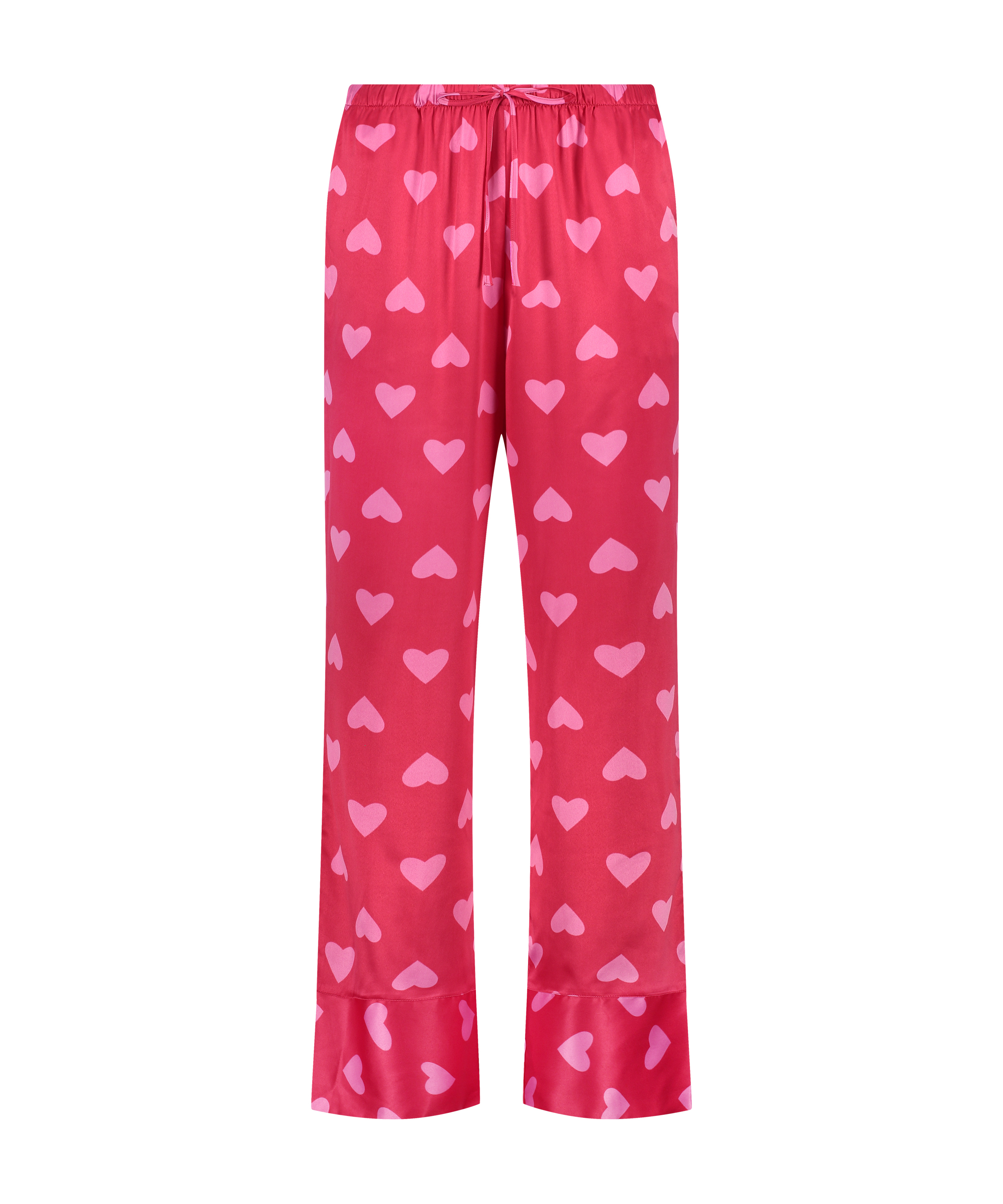 Satin-byxor, Röd, main