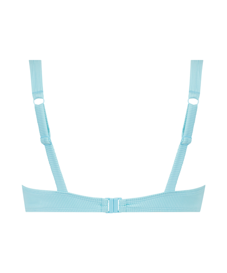 Texture icke formpressad bikini-överdel med bygel, Svart