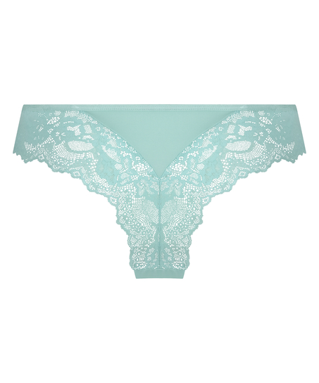 Högt skuren brazilian-trosa Dora, blå