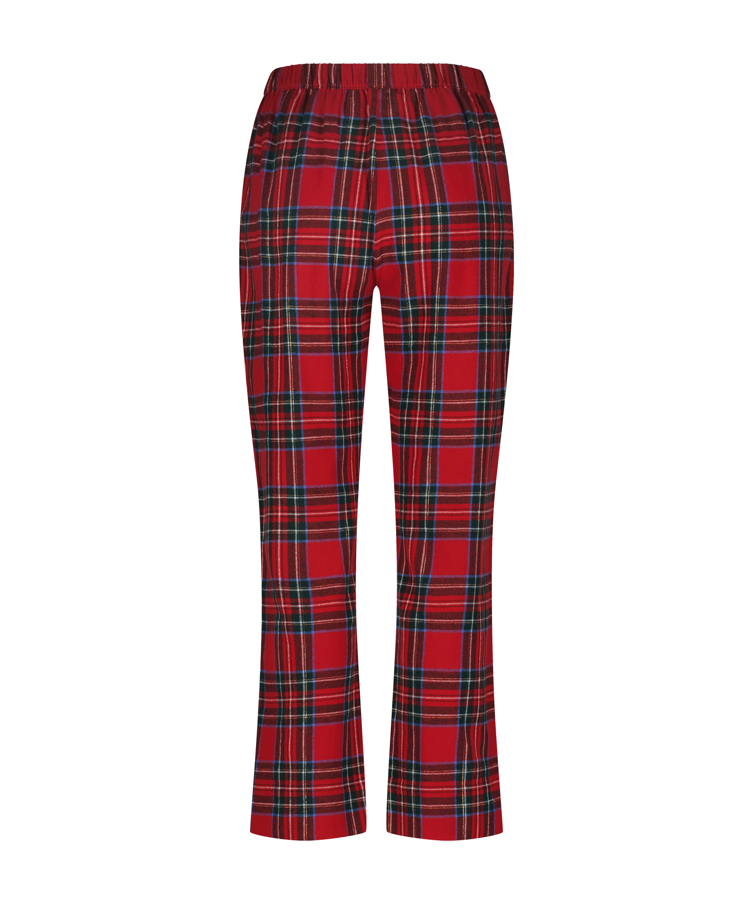 Tall Pyjamasbyxori flanell, Röd, main