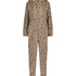 Onesie-fleece, Beige