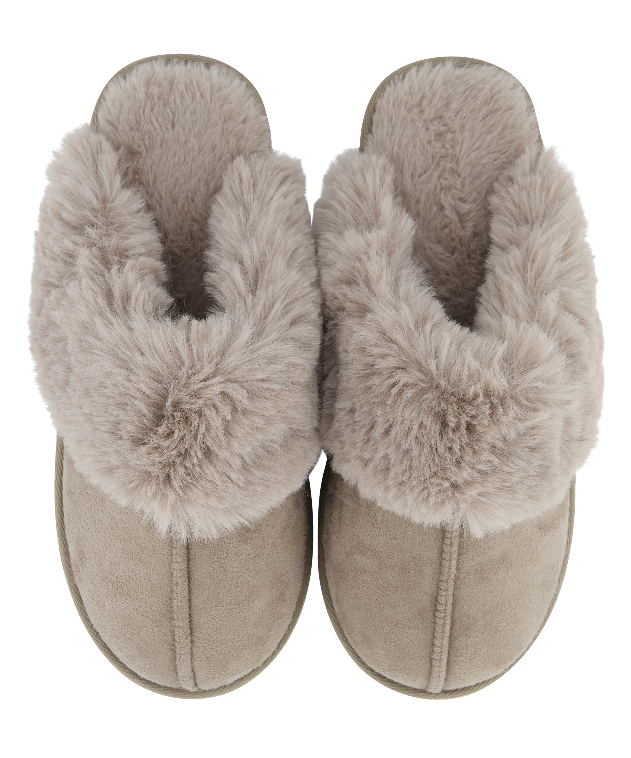 Teddy Mule Slipper, Brun, main