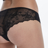 Brazilian-trosa Invisible Lace Back, Svart