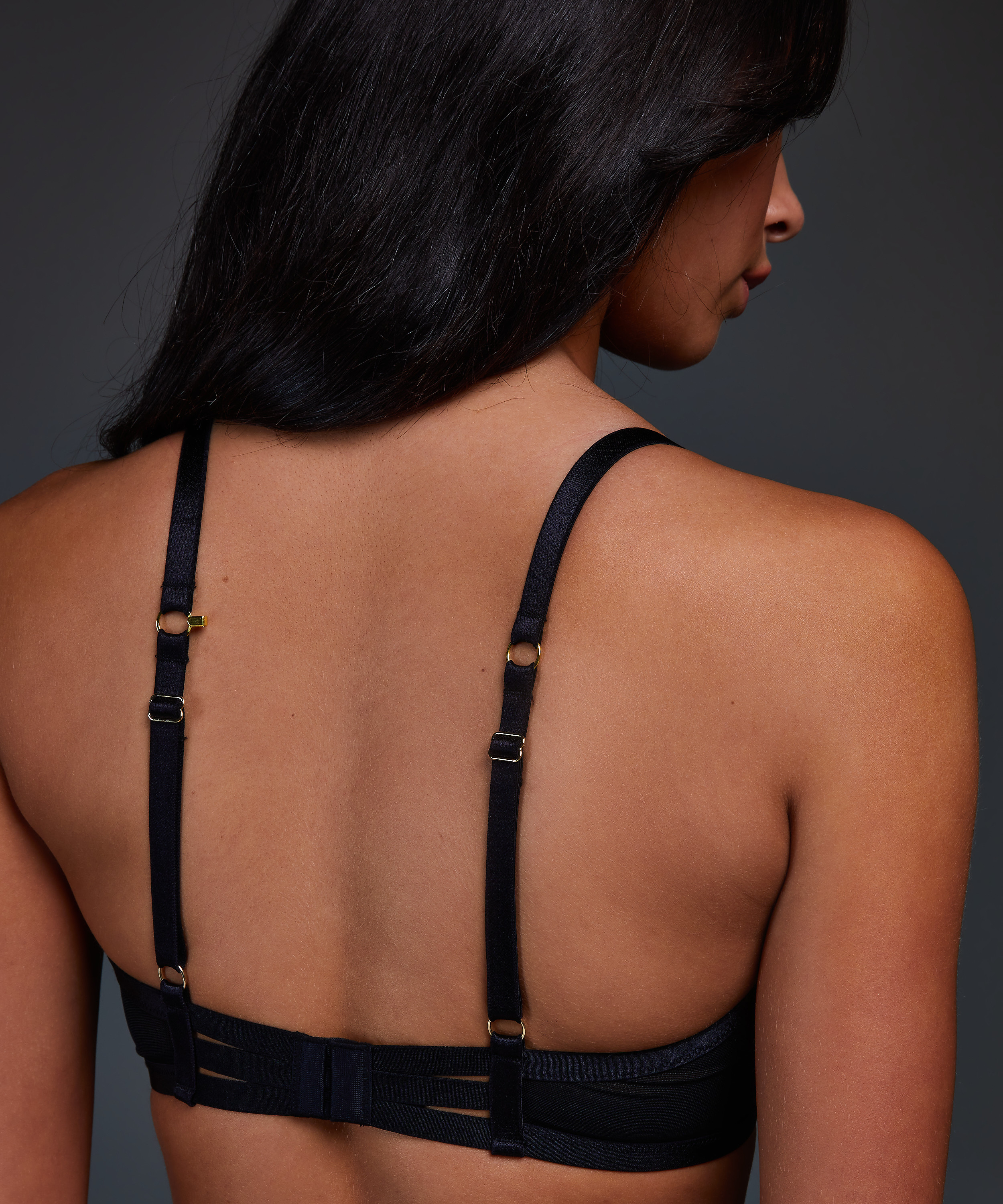 Effie icke-formpressad bygel-bh, Svart, main