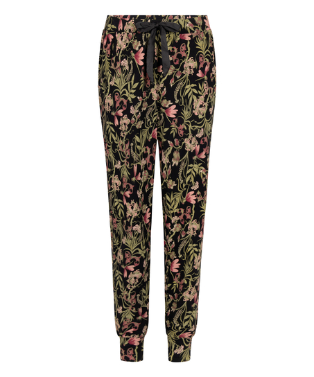 Pyjamasbyxa Jersey, Svart