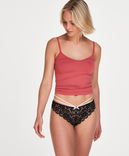 Bessie brazilian-trosa, Svart