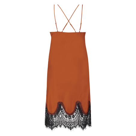 Underklänning Lace Satin, Röd