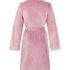 Kort morgonrock i fleece, Lila