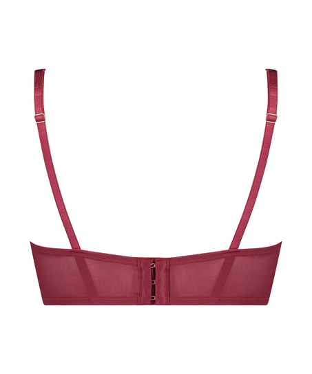 Chase formpressad bygel-bh med halv kupa Rebecca Mir, R&ouml;d