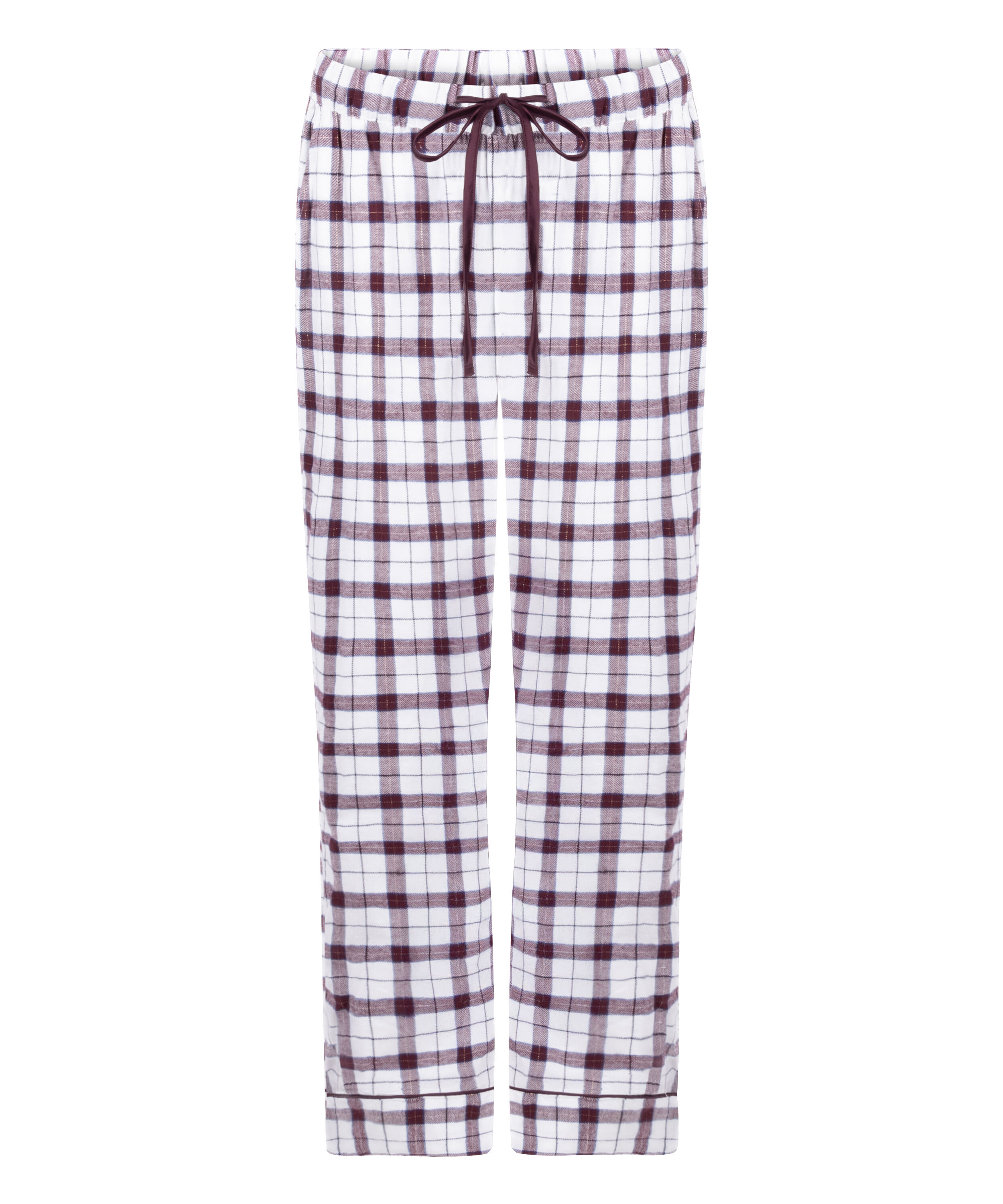Pyjamasbyxori flanell, Vit
