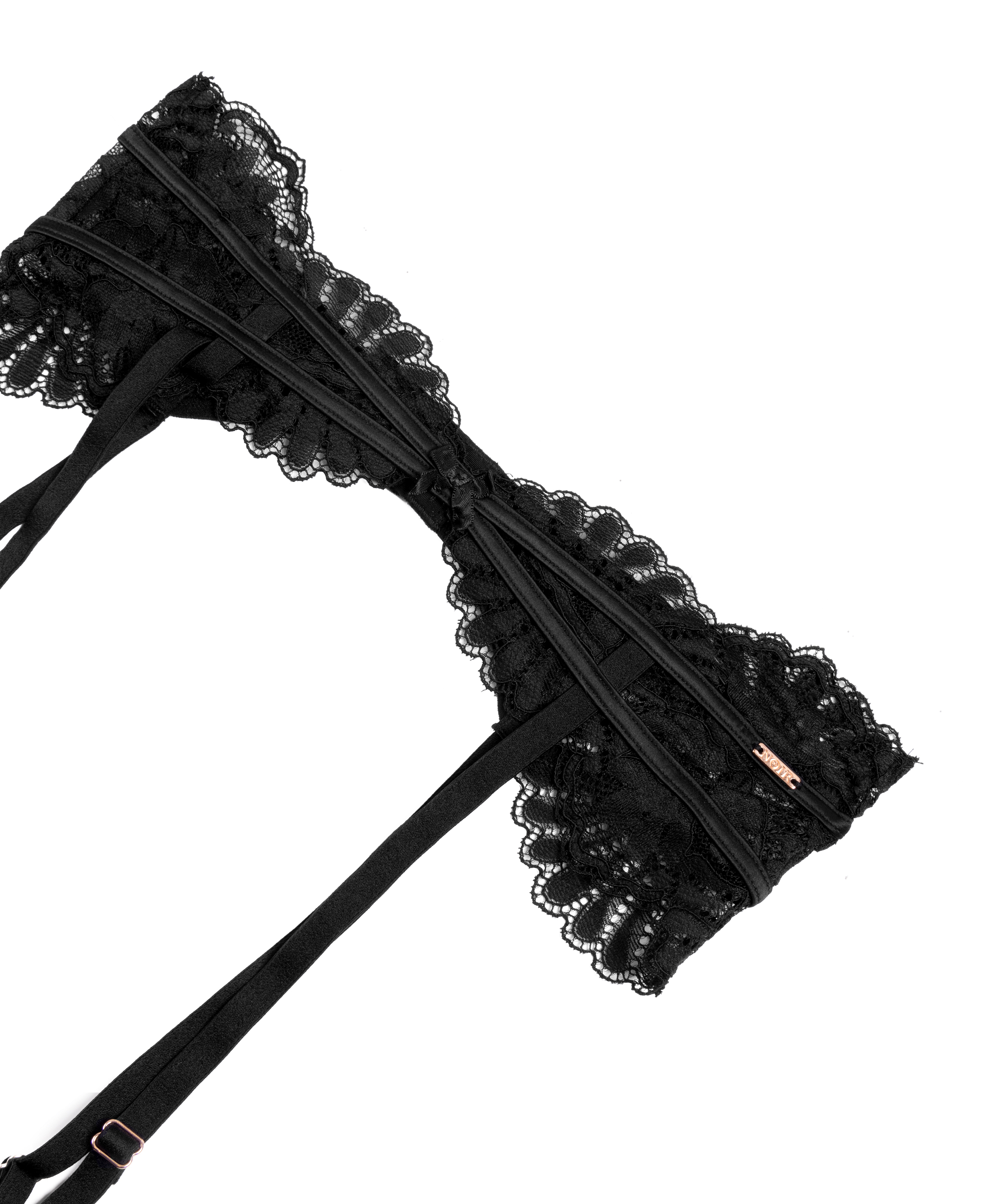 Strumpeband Poppy, Svart, main