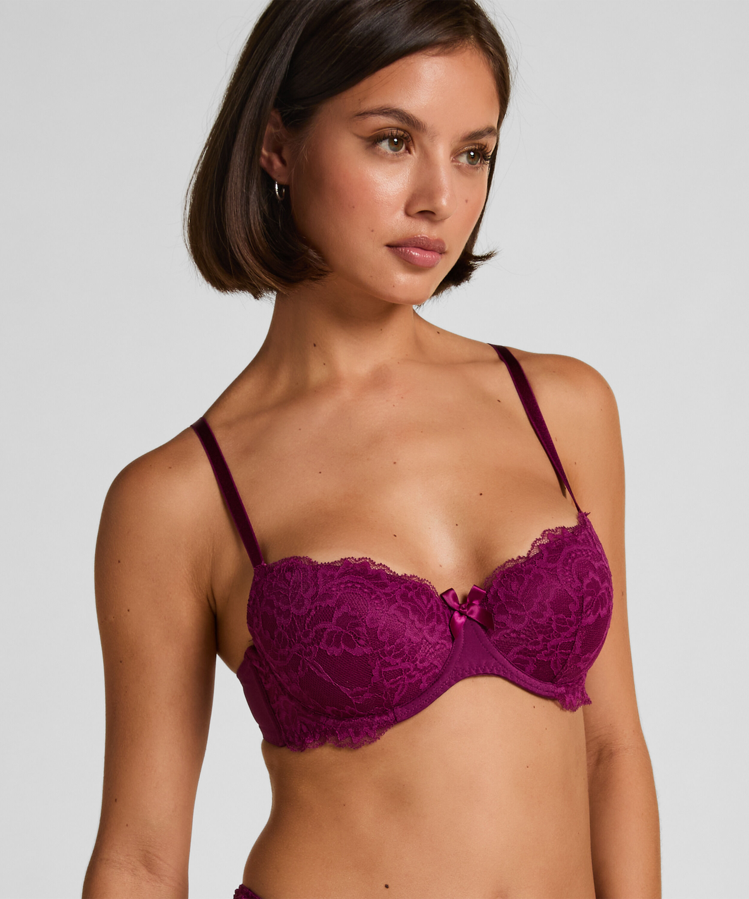 Formpressad bygel-bh Teddy, Lila