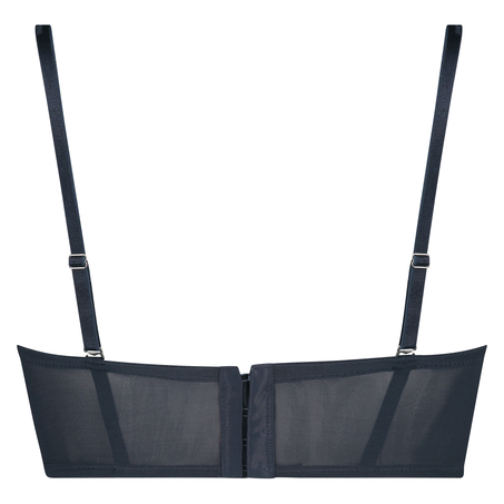 Formpressad longline-bh med bygel Amora, Bl&aring;