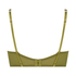 Formpressad longline bygel-bh Amelie, Grön
