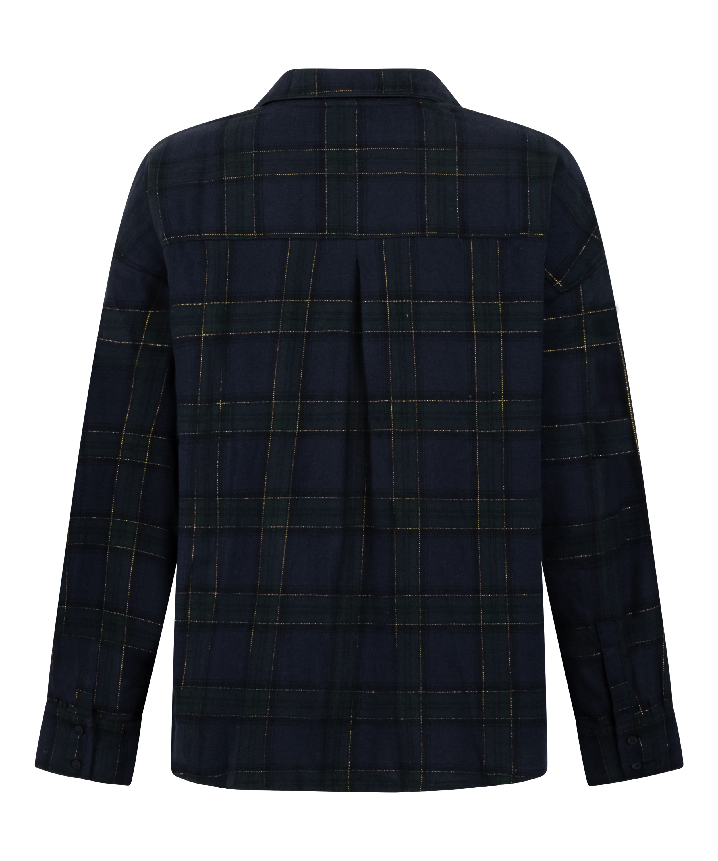 Pyjamastopp flanell, Bl&aring;, main