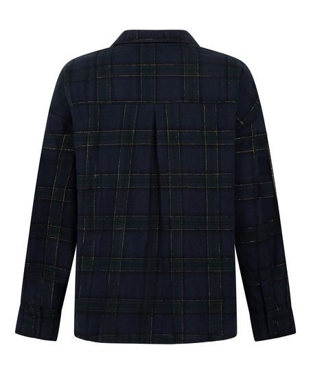 Pyjamastopp flanell, Bl&aring;