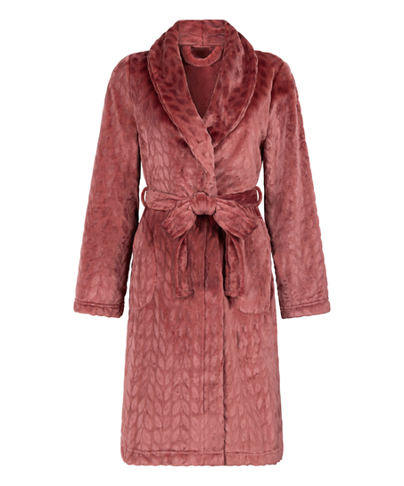 Morgonrock Fleece, Lila