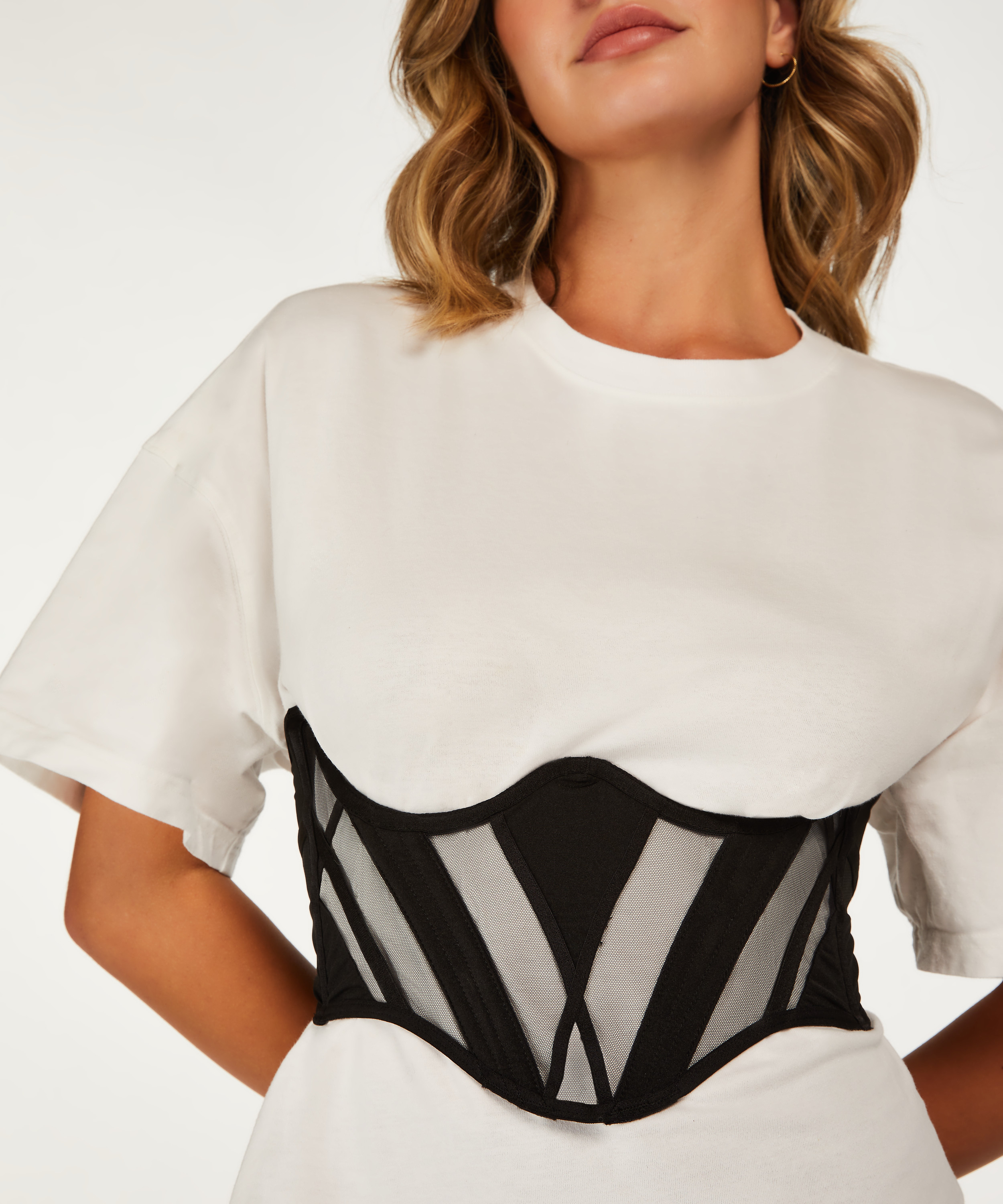 Slay bustier utan kupor, Svart, main