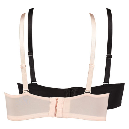 2-pack Strapless formpressade bygel bh:ar, Rosa