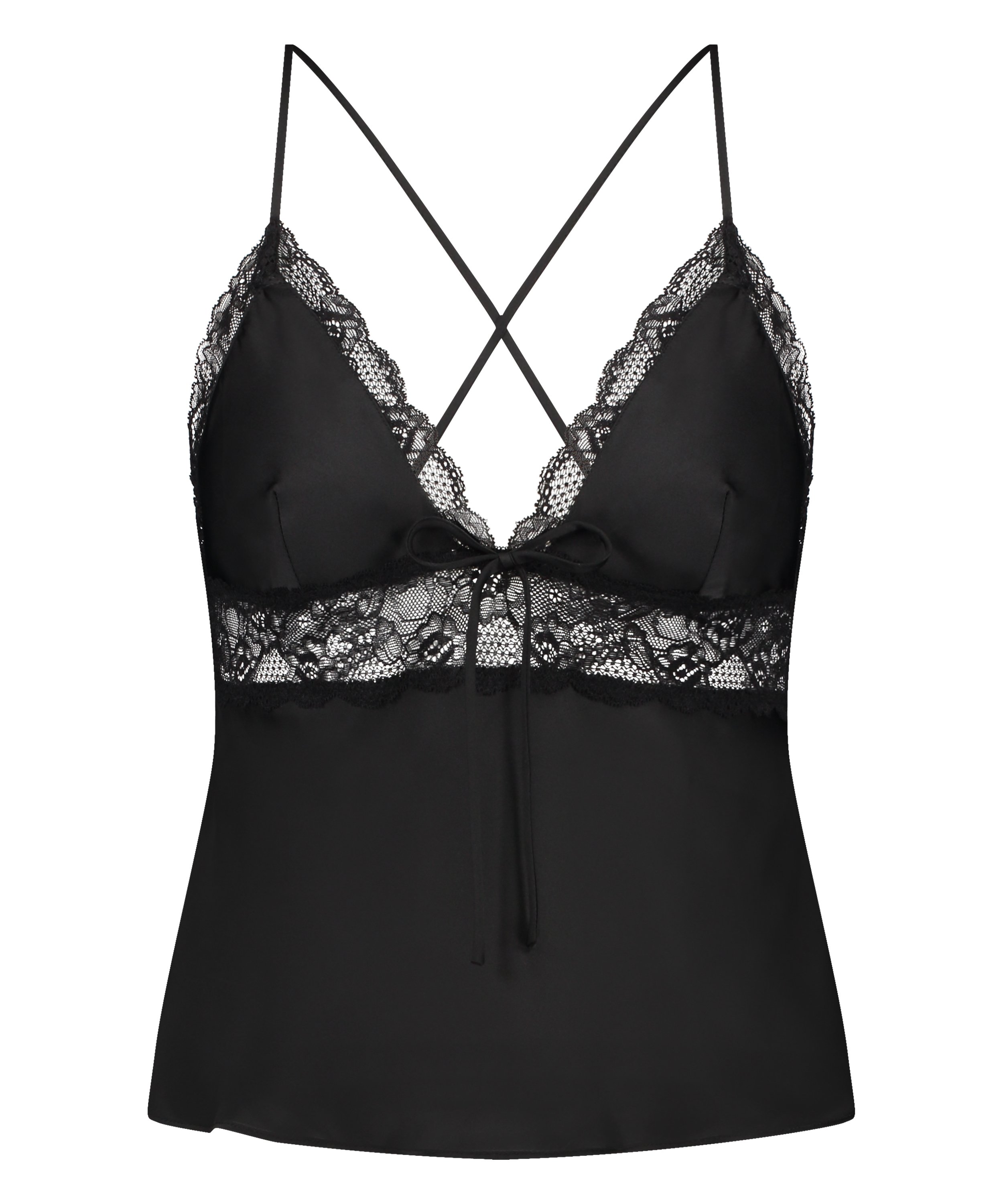 Linne Satin Marcela, Svart, main