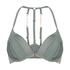 Formpressad push-up bygel-bh Nicole, Grön