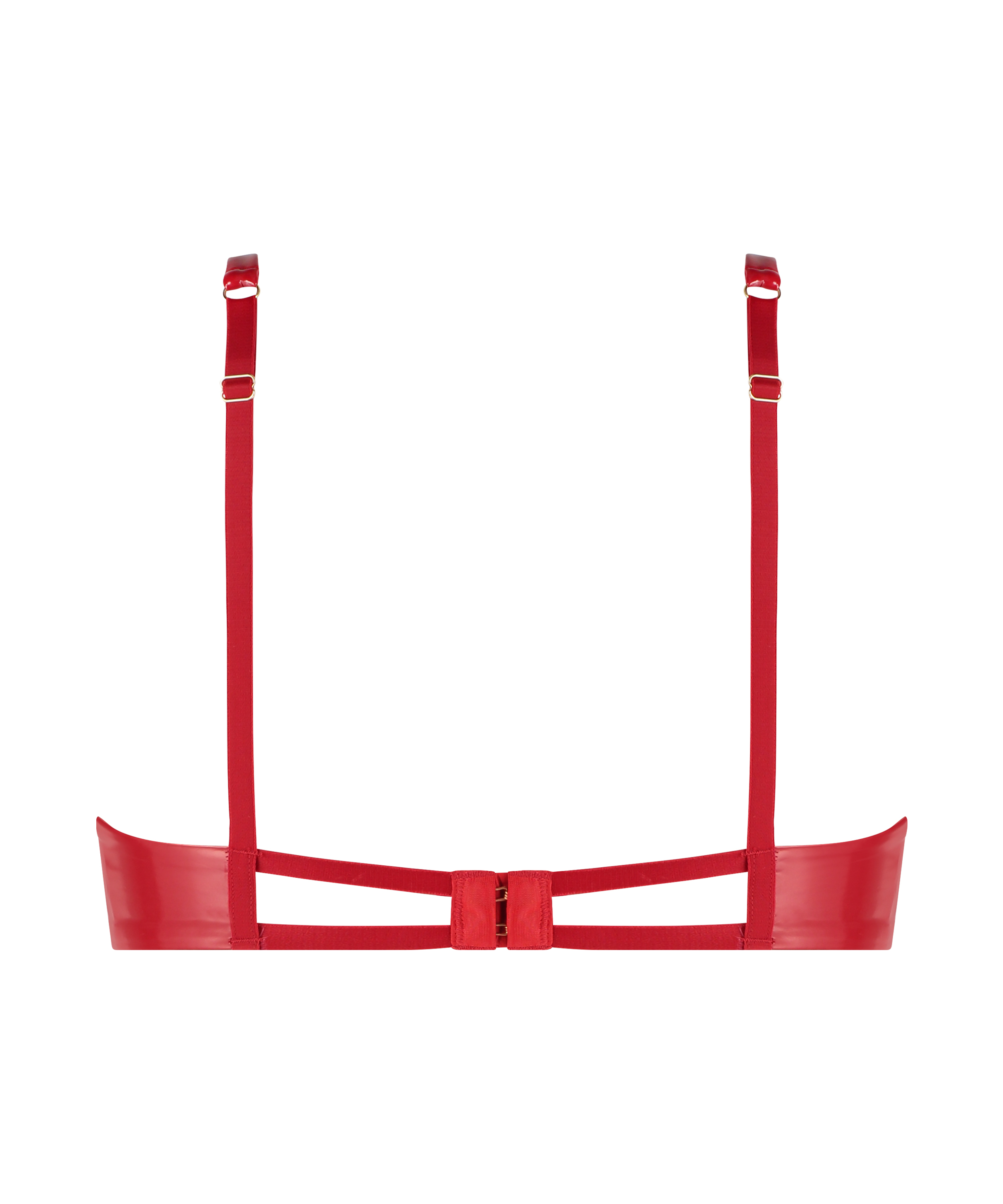 Icke-formpressad BH med bygel utan kupor Wilde, Röd, main
