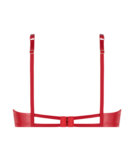 Icke-formpressad BH med bygel utan kupor Wilde, Röd