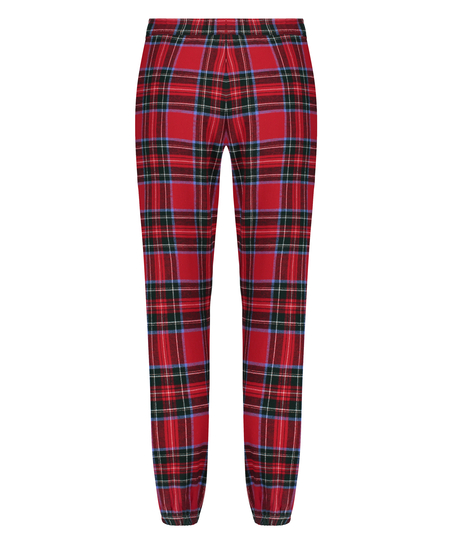 Pyjamasbyxori flanell, R&ouml;d