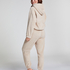 Mysig hoodie i fleece, Beige