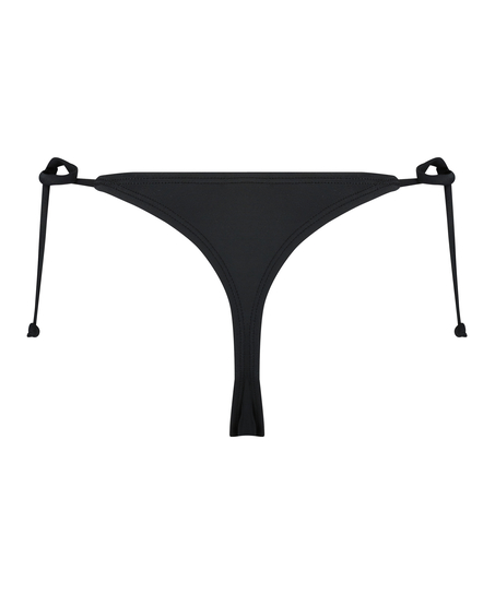 Luxe string-bikinishorts, Svart
