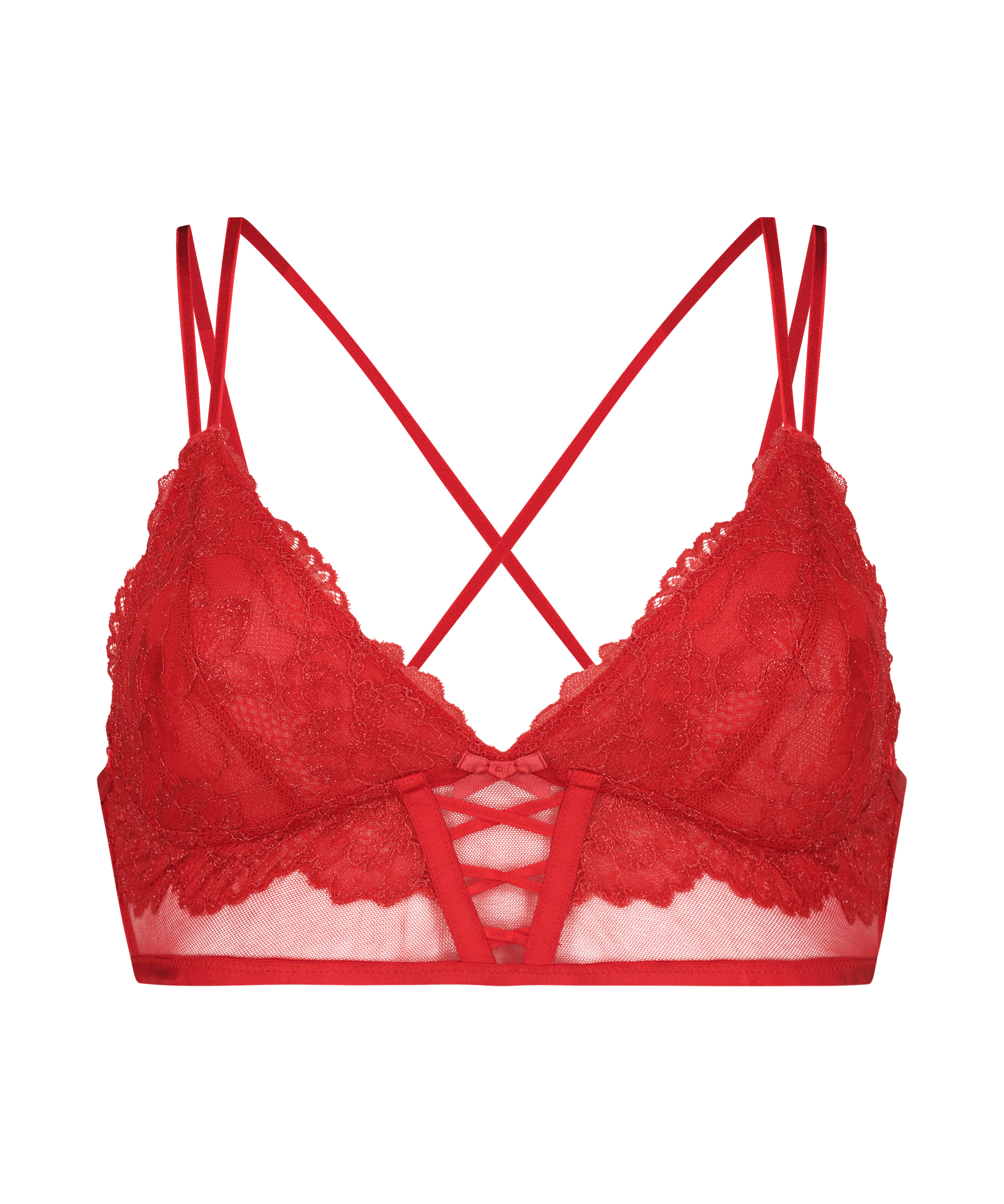Bralette Simone, Röd, main