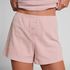 Pointelle-shorts, Rosa