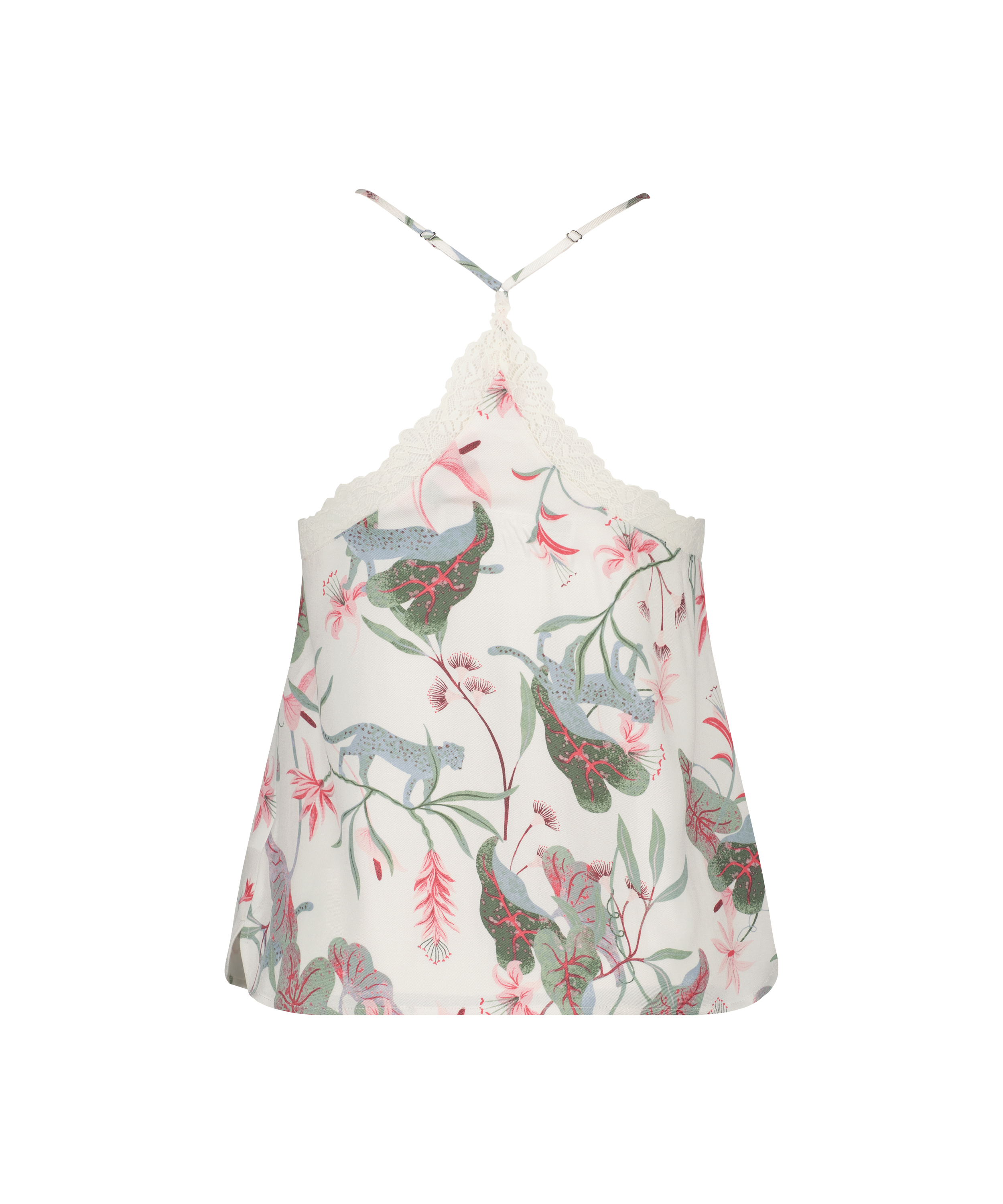 Linne Woven Lace, Vit, main