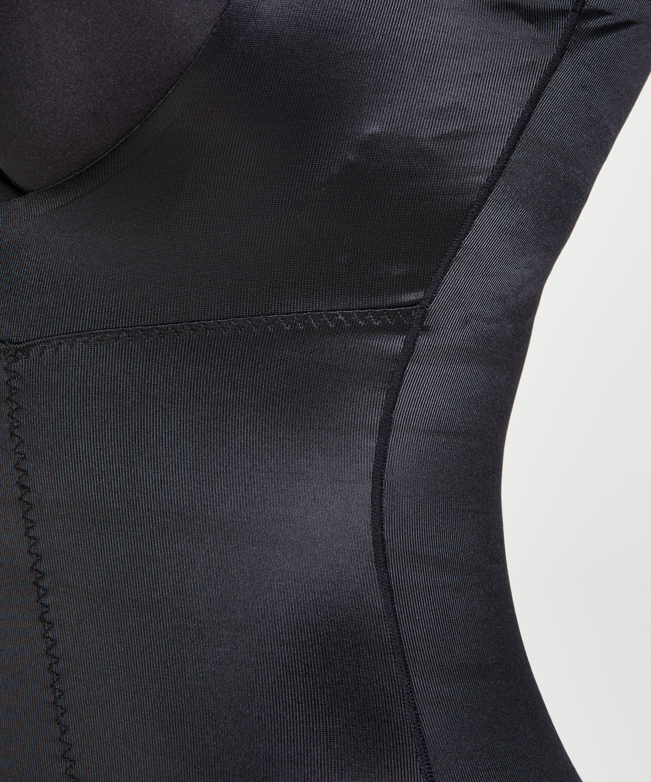 Skulpterande scuba klänning - Level 3, Svart, main