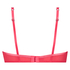 Formpressad bygel-bh med demi-kupa Duckie, Röd