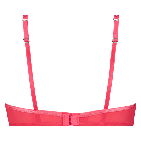 Formpressad bygel-bh med demi-kupa Duckie, Röd