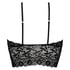 Bralette longline Fancy, Svart