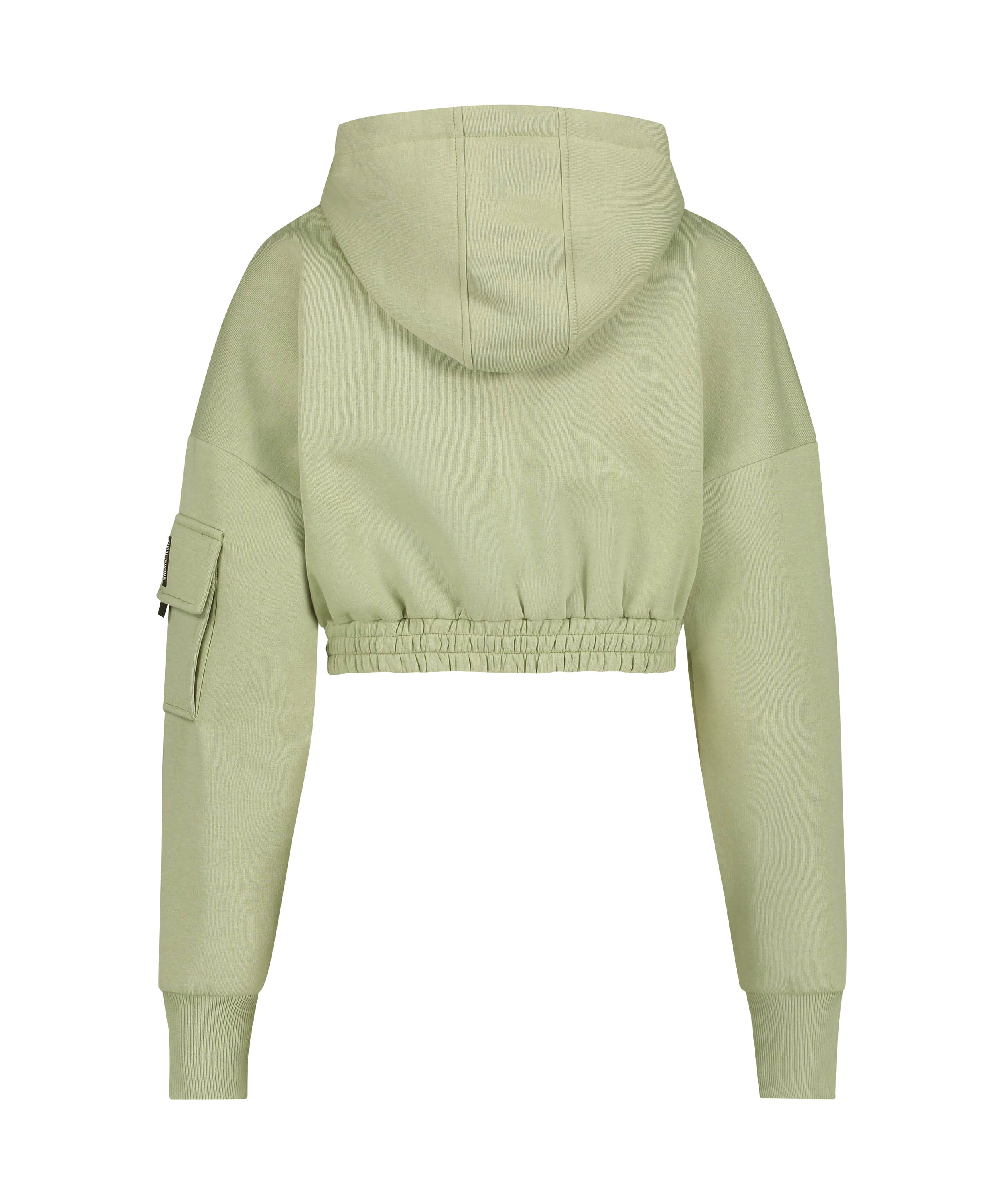 Cropped Hoodie Sweat Kim Petras, Grön, main