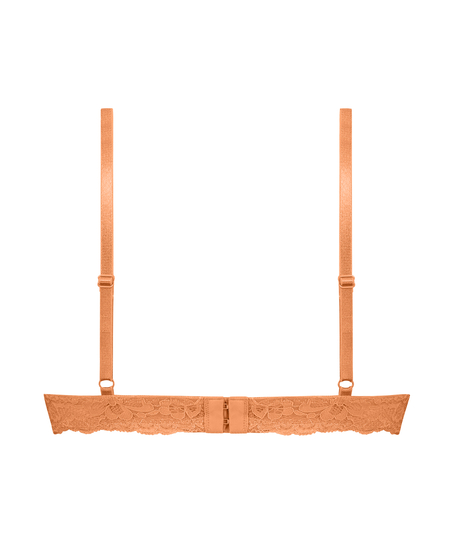 Formpressad push-up-bh med bygel Marine, Orange