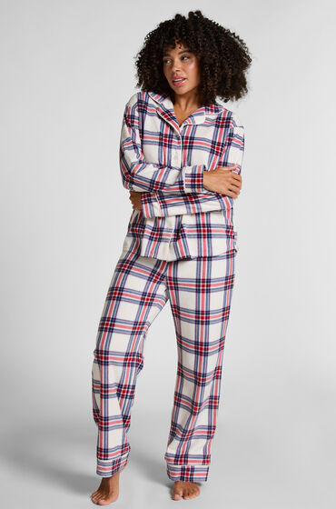 Hunkemöller Pyjamasset i polarfleece Vit